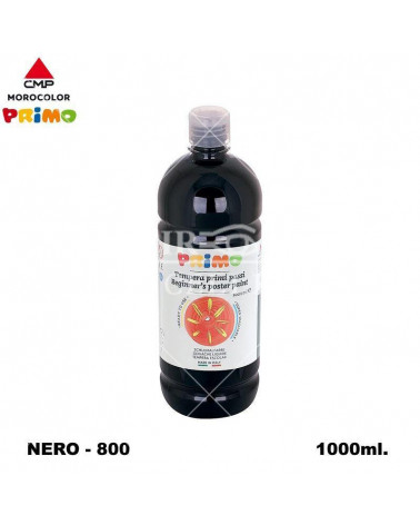 PRIMO TEMPERA PRONTA 1000ML. NERO 800