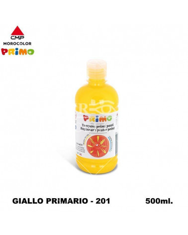 PRIMO TEMPERA PRONTA 500ML. GIALLO PRIMARIO 201