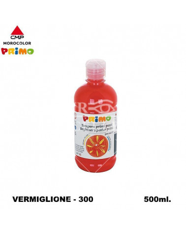 PRIMO TEMPERA PRONTA 500ML.VERMIGLIONE 300