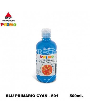 PRIMO TEMPERA PRONTA 500ML. BLU CYAN 501