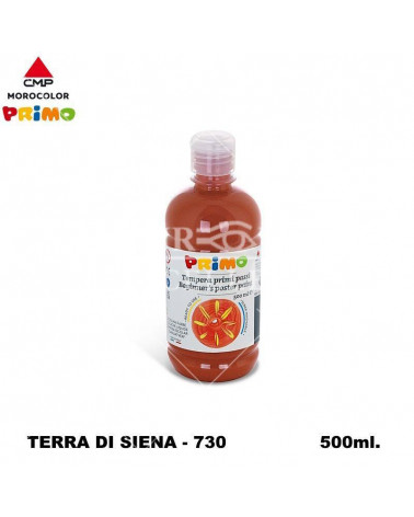 PRIMO TEMPERA PRONTA 500ML. TERRA SIENA 730