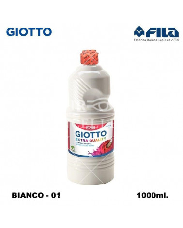 GIOTTO TEMPERA PRONTA 1000ML. BIANCO 01