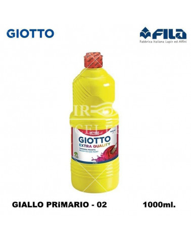 GIOTTO TEMPERA PRONTA 1000ML. GIALLO PRIMARIO 02