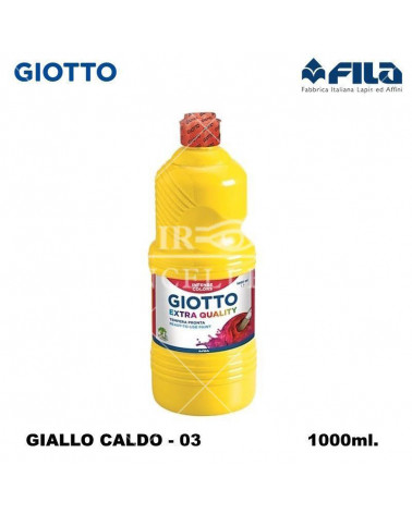 GIOTTO TEMPERA PRONTA 1000ML. GIALLO CALDO 03