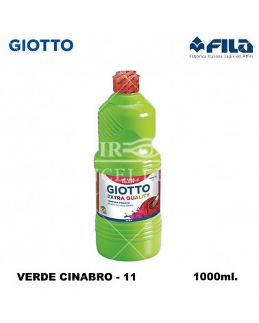 GIOTTO TEMPERA PRONTA 1000ML. VERDE CINABRO 11