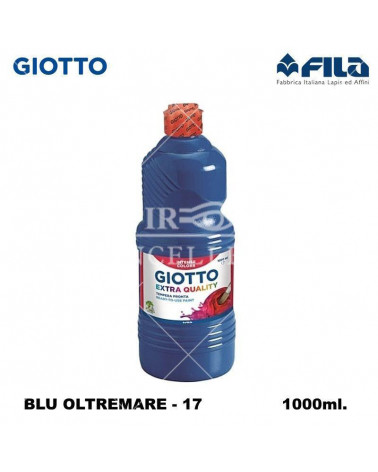 GIOTTO TEMPERA PRONTA 1000ML. BLU OLTREMARE 17