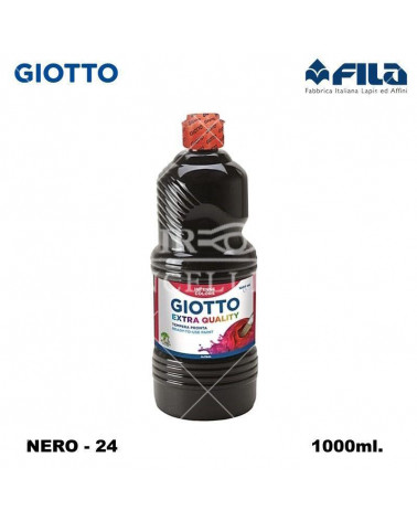 GIOTTO TEMPERA PRONTA 1000ML. NERO 24