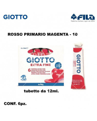 GIOTTO TEMPERA T.4 12ML. MAGENTA 10 [6PZ]