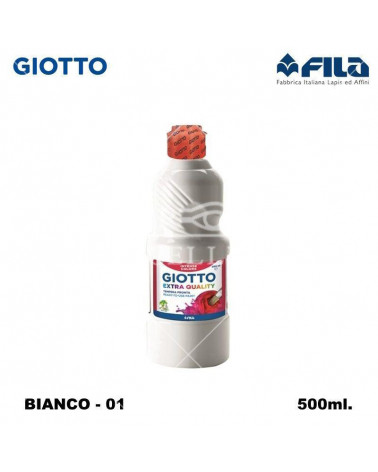 GIOTTO TEMPERA PRONTA 500ML. BIANCO 01