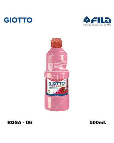 GIOTTO TEMPERA PRONTA 500ML. ROSA 06