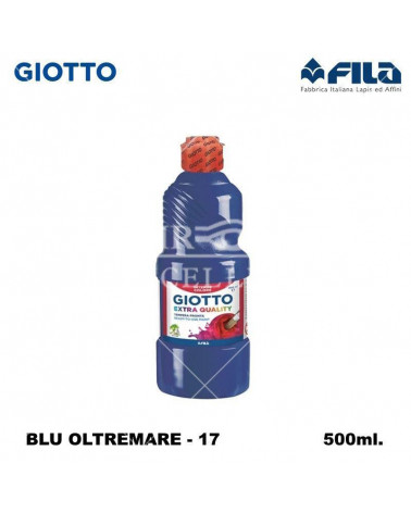 GIOTTO TEMPERA PRONTA 500ML. BLU OLTREMARE 17