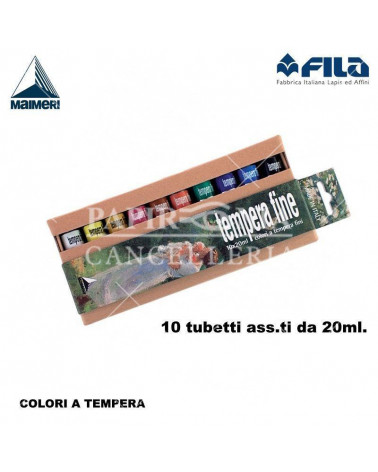 MAIMERI TEMPERA T.7 20ML.10COL CONF.REGALO