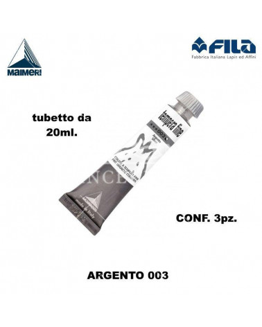 MAIMERI TEMPERA T.7 20ML. ARGENTO 003 [3PZ]