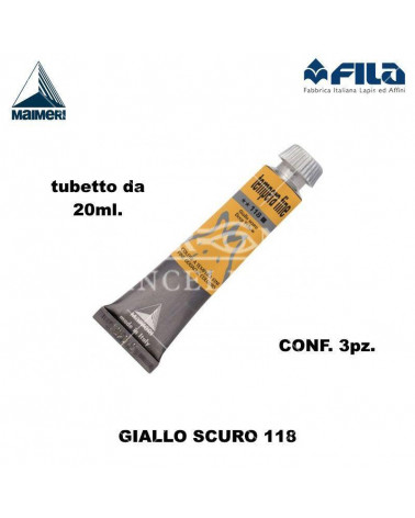 MAIMERI TEMPERA T.7 20ML. GIALLO SCURO 118 [3PZ]