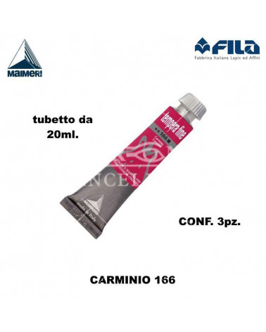 MAIMERI TEMPERA T.7 20ML. ROSSO CARMINIO 166 [3PZ]