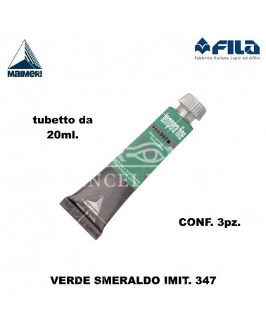 MAIMERI TEMPERA T.7 20ML. VERDE SMERALDO 347 [3PZ]