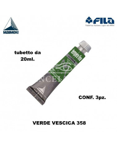 MAIMERI TEMPERA T.7 20ML. VERDE VESCICA 358 [3PZ]