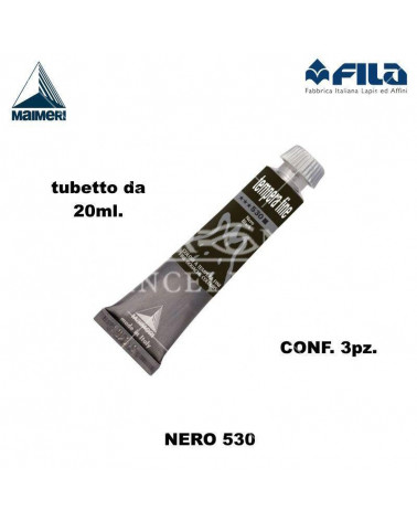 MAIMERI TEMPERA T.7 20ML. NERO 530 [3PZ]