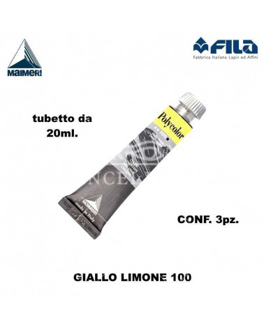 MAIMERI TEMPERA ACRILICA 20ML GIALLO LIMONE 100 [3PZ]