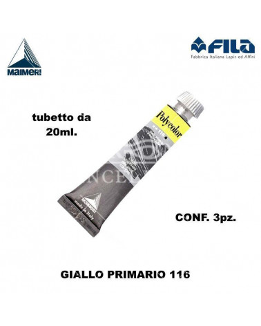 MAIMERI TEMPERA ACRILICA 20ML GIALLO PRIMARIO 116 [3PZ]