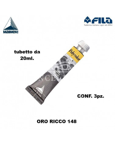 MAIMERI TEMPERA ACRILICA 20ML ORO RICCO 148 [3PZ]