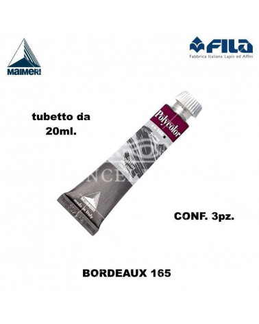 MAIMERI TEMPERA ACRILICA 20ML BORDEAUX 165 [3PZ]