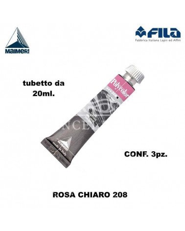 MAIMERI TEMPERA ACRILICA 20ML ROSA CHIARO 208 [3PZ]