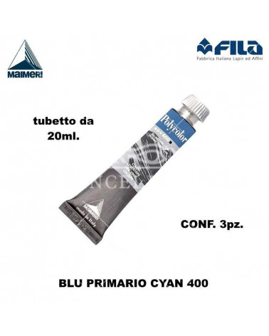 MAIMERI TEMPERA ACRILICA 20ML BLU CYAN 400 [3PZ]