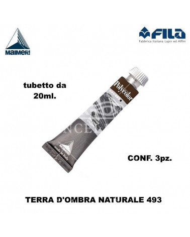 MAIMERI TEMPERA ACRILICA 20ML TERRA OMBRA NATURALE 493 [3PZ]