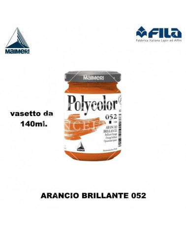 MAIMERI TEMPERA ACRILICA 140ML ARANCIO 052