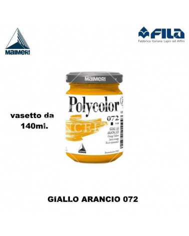 MAIMERI TEMPERA ACRILICA 140ML GIALLO ARANCIO 072