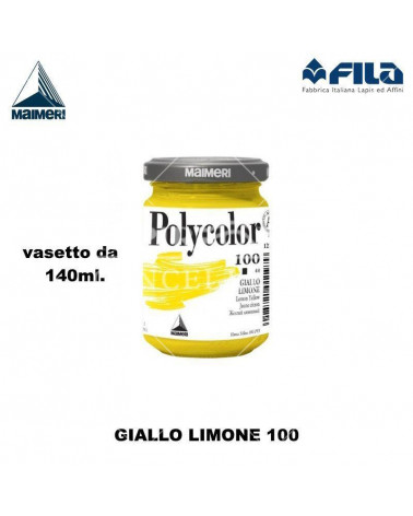 MAIMERI TEMPERA ACRILICA 140ML GIALLO LIMONE 100