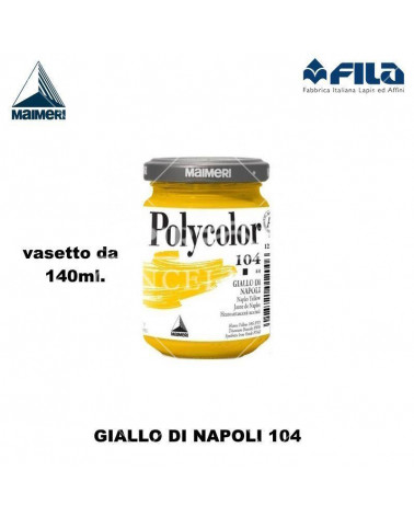 MAIMERI TEMPERA ACRILICA 140ML GIALLO DI NAPOLI 104