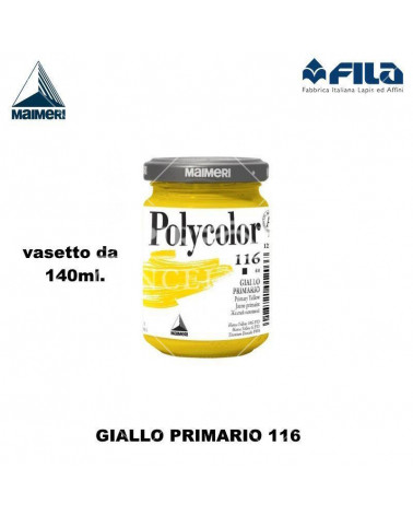 MAIMERI TEMPERA ACRILICA 140ML GIALLO PRIMARIO 116