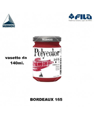 MAIMERI TEMPERA ACRILICA 140ML BORDEAUX 165