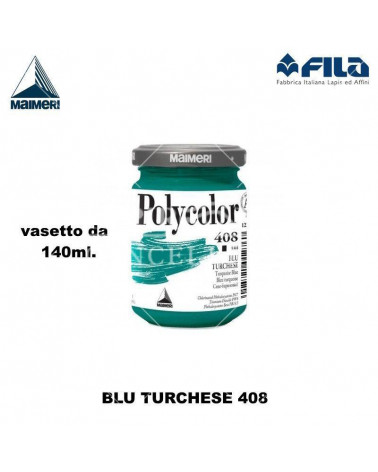 MAIMERI TEMPERA ACRILICA 140ML BLU TURCHESE 408