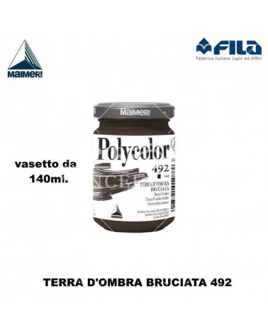 MAIMERI TEMPERA ACRILICA 140ML TERRA OMBRA BRUCIATA 492