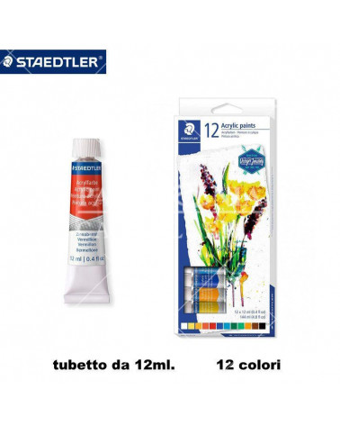 STAEDTLER TEMPERA ACRILICA 12col.8500C12