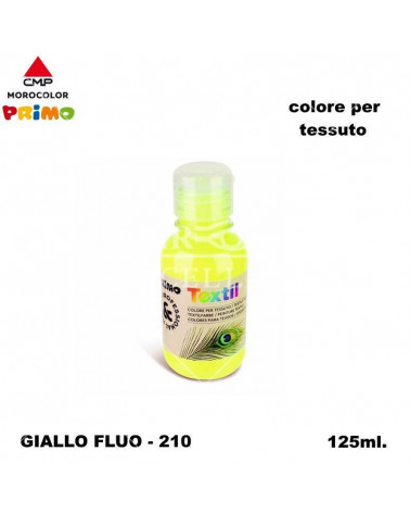 PRIMO COLORE PER TESSUTO 125ML GIALLO-FLUO