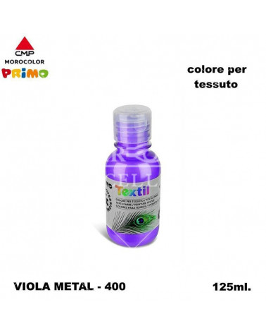 PRIMO COLORE PER TESSUTO 125ML VIOLA-METAL