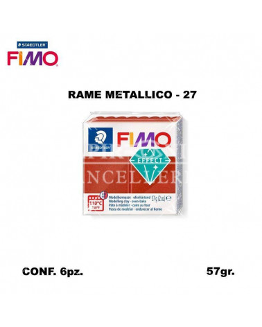 STAEDTLER PASTA FIMO EFFECT 8020-27 RAME METALLICO [6PZ]