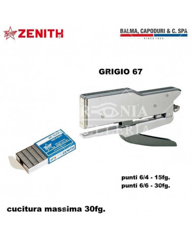 ZENITH CUCITRICE PINZA 548E GRIGIO 67