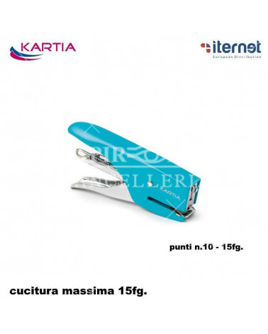 ITERNET CUCITRICE PINZA MINI PUNTO 10 CON PUNTI TURCHESE