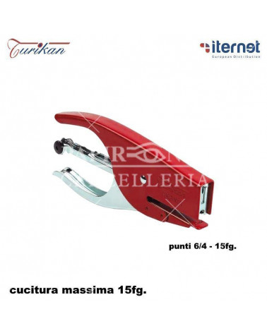 ITERNET CUCITRICE PINZA VIRGINIA ROSSO