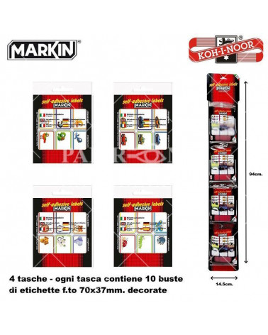 MARKIN ESP 40 ETICHETTE DECORATE X11046ESP40
