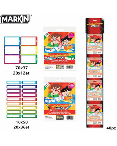 MARKIN ESP 40 ETICHETTE PERSONALIZZATE X120PERS-ESP40