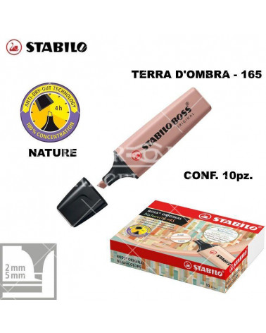 STABILO BOSS UMBRE NATURE 165-EVIDENZIATORE [10PZ]