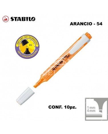 STABILO SWING COOL ARANCIO EVIDENZIATORE-54 [10PZ]