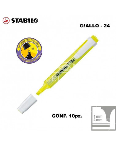 STABILO SWING COOL GIALLO EVIDENZIATORE-24 [10PZ]