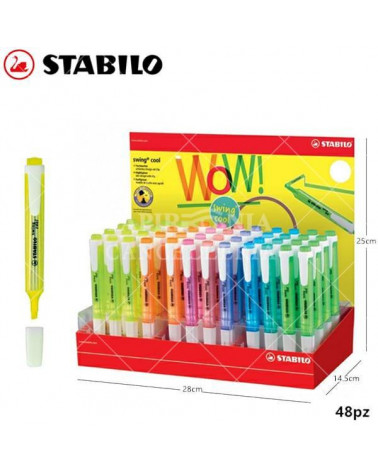 STABILO SWING COOL 48pz.EVIDENZIATORE